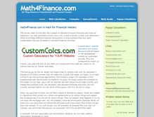 Tablet Screenshot of math4finance.com